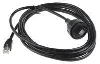 px08373m00 Bulgin, 3m Cat5e, Black RJ45 to Male RJ45 Male, S/FTP Shielded, Terminated PUR Sheath