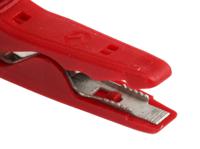 973584101 Hirschmann Test & Measurement Crocodile Clip 2 mm Connection, Brass, Bronze Contact, 8A, Red