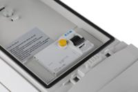 5673287-r Scame Switchable IP44 Industrial Interlock Socket 3P+N+E, Earthing Position 6h, 32A, 400 V