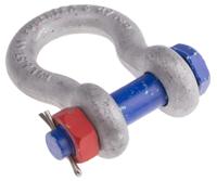312-3386 RS PRO Bow Shackle, Zinc Plated Steel, 6.5t