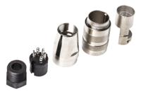 c09131d0051002 Amphenol Industrial, C 091 D 5 Pole M16 Din Socket, 5A, 300 V ac/dc IP67, Screw On, Female, Cable Mount