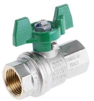 141-7723 RS PRO Brass Full Bore, 2 Way, Ball Valve, Threaded, BSPP 1/2in