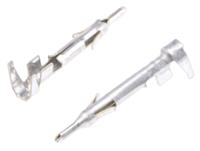 770987-1 TE Connectivity Mini-Universal MATE-N-LOK Series Male Crimp Terminal, 22AWG Min, 18AWG Max