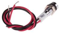 722-7754 RS PRO Green, Red Panel Mount Indicator, 12V dc, 6mm Mounting Hole Size, Lead Wires Termination, IP67