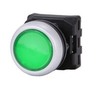 188-1143 RS PRO Green Illuminated Spring Return Push Button Head, 22mm Cutout, IP65