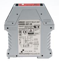 g9sb-301-b-acdc24 Omron G9SB 1 Auxiliary Contacts Safety Relay 24V ac/dc, Dual-Channel 3 Safety Contacts