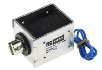 177-0131 RS PRO Linear Solenoid, 12 V dc, 50 x 37 x 41 mm