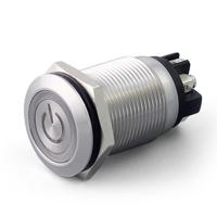 248-9186 RS PRO Illuminated Push Button Switch, Momentary, Panel Mount, 19.2mm Cutout, DPST, Green LED, 250V ac, IP65