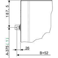 nsyfmpla Schneider Electric PanelSeT Series Polyester Wall Bracket for Use with Thermoplastic Industrial Box
