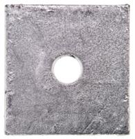 p1019 Steel Square Bracket 1 Hole, 11/32in Holes, 41.3 x 41.3mm