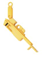 lok6pk3 Martindale 3-Lock ABS, Polycarbonate Lock, 7mm Shackle