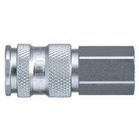 25kbiw13evx Legris Stainless Steel Female Pneumatic Quick Connect Coupling, BSPP 1/8 in Female 23mm Female Thread