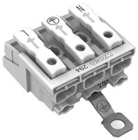 294-4413 WAGO 294 Series Power Supply Connector, 3-Pole, Female, 24A