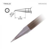 t39-bll02 Hakko FX-9701/9702 R0.2 x 15 mm Conical Soldering Iron Tip for use with FX-9701, FX-9702