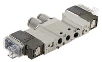 sy3220-5lou-c4-q SMC 5/2 Pneumatic Control Valve - Solenoid/Pilot SY3000 Series 24V dc