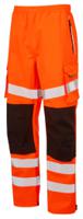 lfe907t-l PULSAR LFE907 Orange Hi Vis Trouser Waterproof, Windproof, Hi-Vis 35/37 in Leg Length 33in