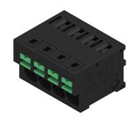 2913620000 Weidmüller OMNIMATE4.0 Series PCB Terminal, 4-Contact, 5mm Pitch, PCB Mount, 1-Row, Snap In Termination