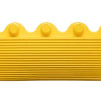 551m0003yl Notrax Yellow Edge Protector Strip Nitrile Rubber Bevels, Ribbed Finish 101cm x 6cm x 19mm
