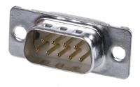de09p364txlf Amphenol Communications Solutions D 9 Way Through Hole D-sub Connector Plug, 2.74mm Pitch