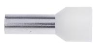 157-3931 RS PRO Insulated Crimp Bootlace Ferrule, 12mm Pin Length, 4.5mm Pin Diameter, 10mm² Wire Size, Ivory