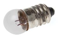 104-856 RS PRO E10 Indicator Light, Clear, 1.25 V, 250 mA, 10h