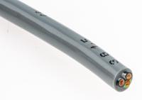 70002687 Lapp ÖLFLEX Coiled 1.5 mm² 3 Core Power Cable, Grey Polyurethane PUR, 0.5m