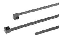 115-02300-relk2l-pa66-bk HellermannTyton Cable Tie, Releasable, 350mm x 4.6 mm, Black Polyamide 6.6 (PA66), Pk-100