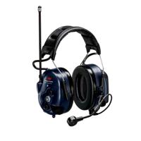 7100204388 3M PELTOR LiteCom Plus Wired Speak & Listen Ear Defender with Headband, 33dB, Blue, Noise Cancelling Microphone