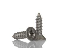 522-1319 RS PRO Plain Stainless Steel Countersunk Head Self Tapping Screw, N°6 x 1/2in Long 13mm Long