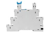 93210024 Finder 93 5 Pin 12V ac/dc DIN Rail Relay Socket, for use with 34.51 Series Relay