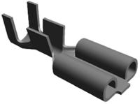 42617-2 TE Connectivity FASTON .250 Uninsulated Female Spade Connector, Receptacle, 4.75 x 0.51mm Tab Size, 0.5mm² to 1.3mm²