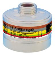 10097232 Filter MSA Safety Series 93 Ammonia, Gas, Sulphur Dioxide, Vapour for use with Facepieces
