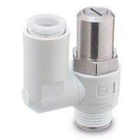as1301f-m5-04d SMC AS1F-D Series Threaded Fitting, M5 Inlet Port x 4mm Tube Outlet Port, AS Series