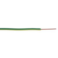 183-9297 RS PRO Green/Yellow Hook Up Wire, 1/0.8 mm, 100m, PVC Insulation