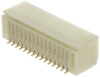 sm30b-srds-g-tflfsn JST SHD Series Right Angle Surface PCB Header, 30 Contact(s), 1 mm Pitch, 1 Row, Shrouded
