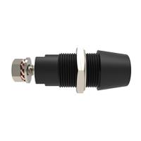 rs-sab-9430-ni-sw Schutzinger Black Female Banana Connector, 4 mm Connector, M4 Thread Termination, 32A, 1.5 kV dc, 1 kV dc, 600 V dc,