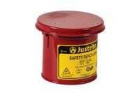 jut10575rd Justrite Steel Safety Bench Can, 8L