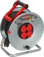 1207931 brennenstuhl 40m 4 Socket Type E - French Extension Reel, 230 V, IP44