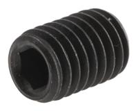 530-056 Black, Self-Colour Steel Hex Socket Set M8 x 12mm Grub Screw