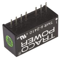 tmr-6-2410 TRACOPOWER TMR 6 DC-DC Converter, 3.3V dc/ 1.3A Output, 18 → 36 V dc Input, 6W, Through Hole, +70°C Max Temp