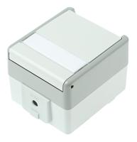 5ub4713 Siemens DELTA Grey 1 Gang Plug Socket, 16A, Type F - German Schuko, Outdoor Use