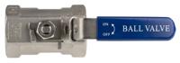 499-2824 RS PRO Stainless Steel Reduced Bore, 2 Way, Ball Valve, Threaded, BSPP 1 1/4in, 68bar Operating Pressure
