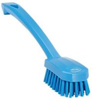 30883 Vikan Medium Bristle Blue Scrubbing Brush, 22mm bristle length, Polyester bristle material