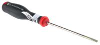 at4x100 Facom Slotted  Screwdriver, 4 x 0.8 mm Tip, 100 mm Blade, 209 mm Overall