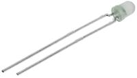 tlhg4405 Vishay2.4 V Green LED 3mm Through Hole, TLHG4405