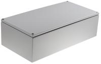 749-1882 RS PRO Light Grey Mild Steel Terminal Box, IP66, 400 x 120 x 200mm