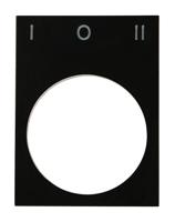 175-3959 RS PRO Legend Plate for Use with Ptec Push Button, I - O - II
