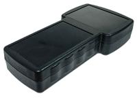 194-7489 RS PRO Black ABS Hand Held Enclosure, Display Window, IP54, 210 x 110 x 41mm