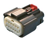 33472-1206 Molex, MX150 Automotive Connector Socket Black Cable Mount 12 Way, Crimp Termination