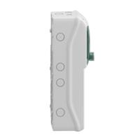 13160m Schneider Electric Polymer White Rectangular Adaptable Enclosure Box, 138mm x 460mm x 160mm